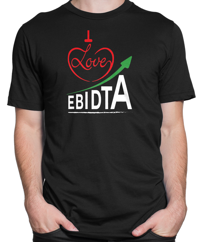 I Love EBIDTA T-shirt Mens Fitted Tee