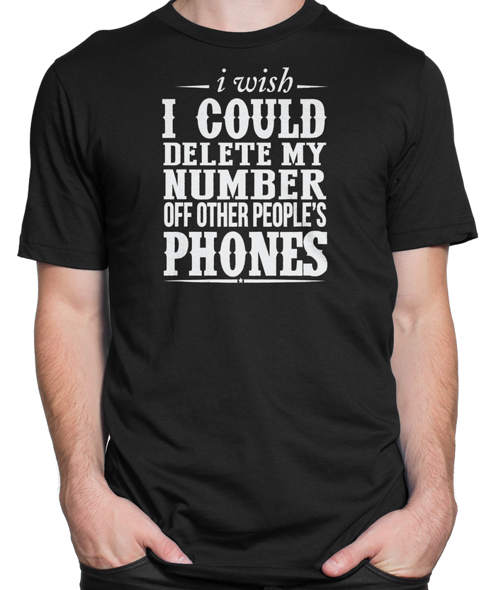 Other People's Phones T-shirt Mens Fitted Tee