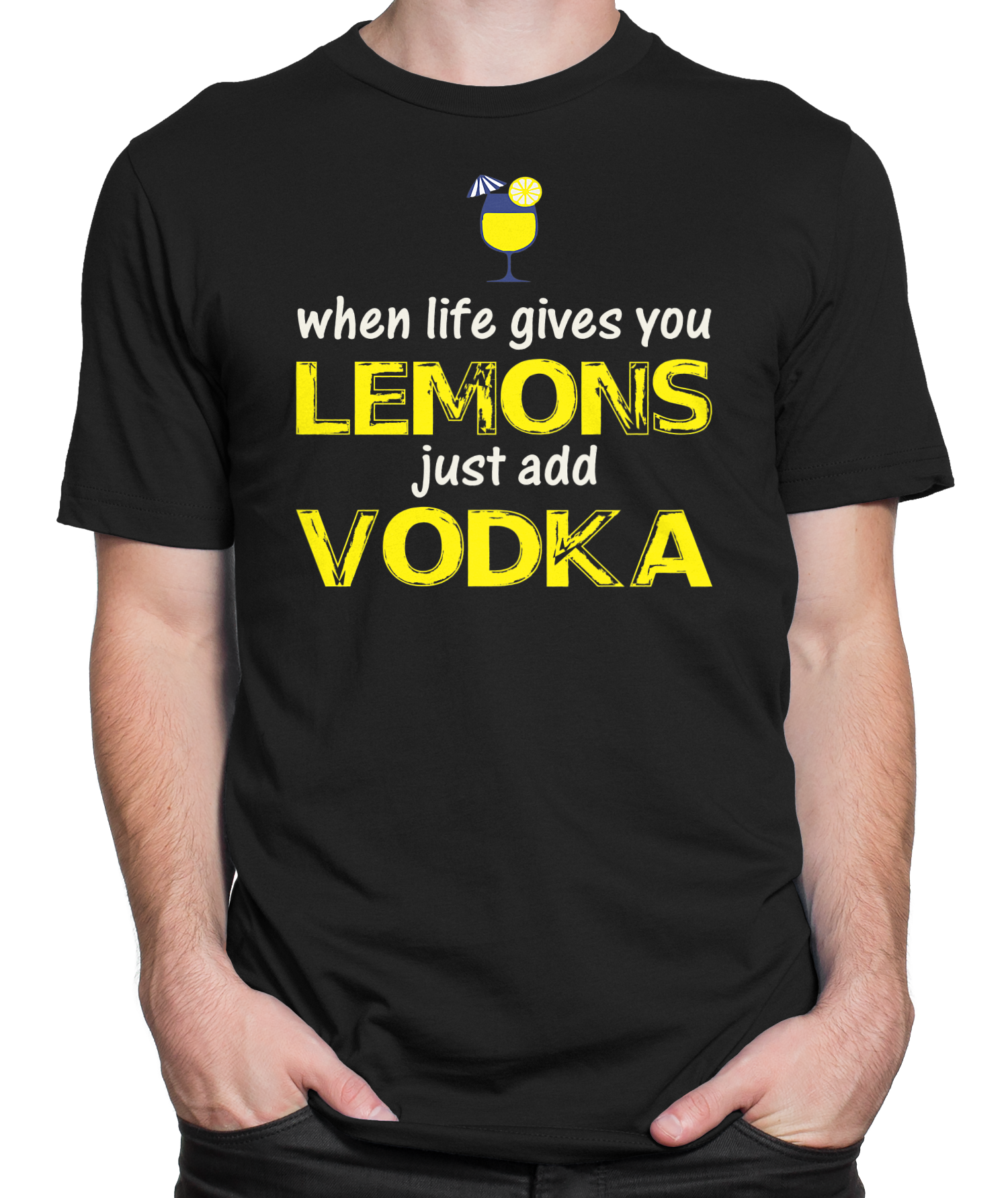Just Add Vodka T-shirt Mens Fitted Tee
