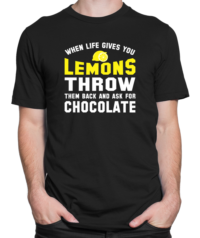 Ask For Chocolate T-shirt Mens Fitted Tee