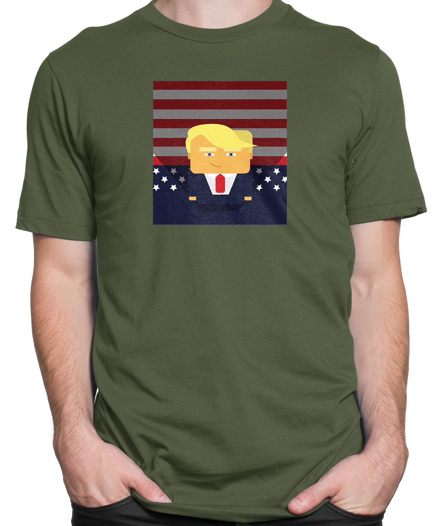 Trump T-shirt Mens Fitted Tee