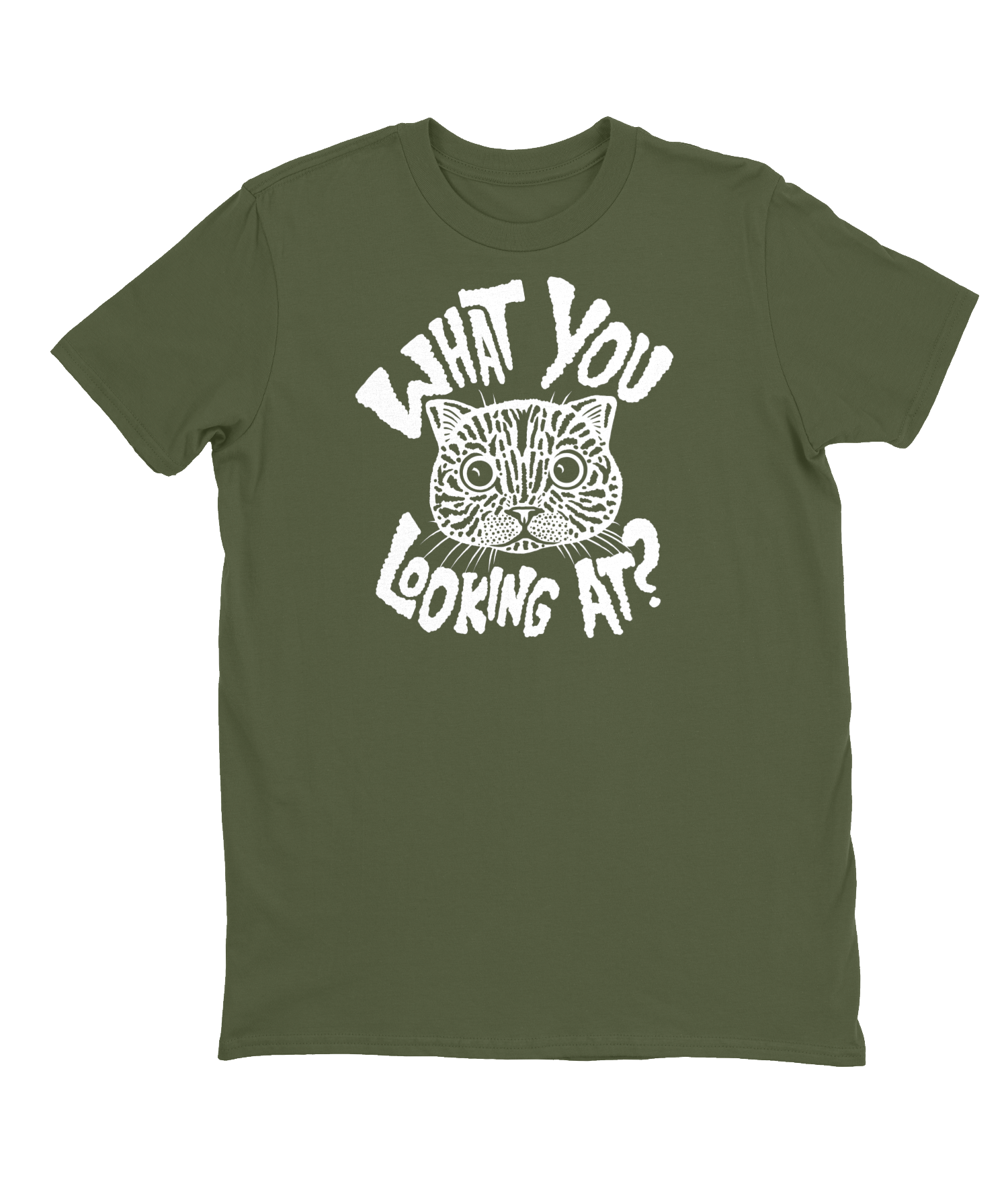 What You Looking At? T-shirt Mens Fitted Tee