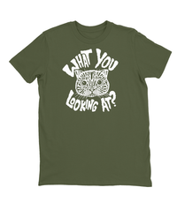 What You Looking At? T-shirt Mens Fitted Tee
