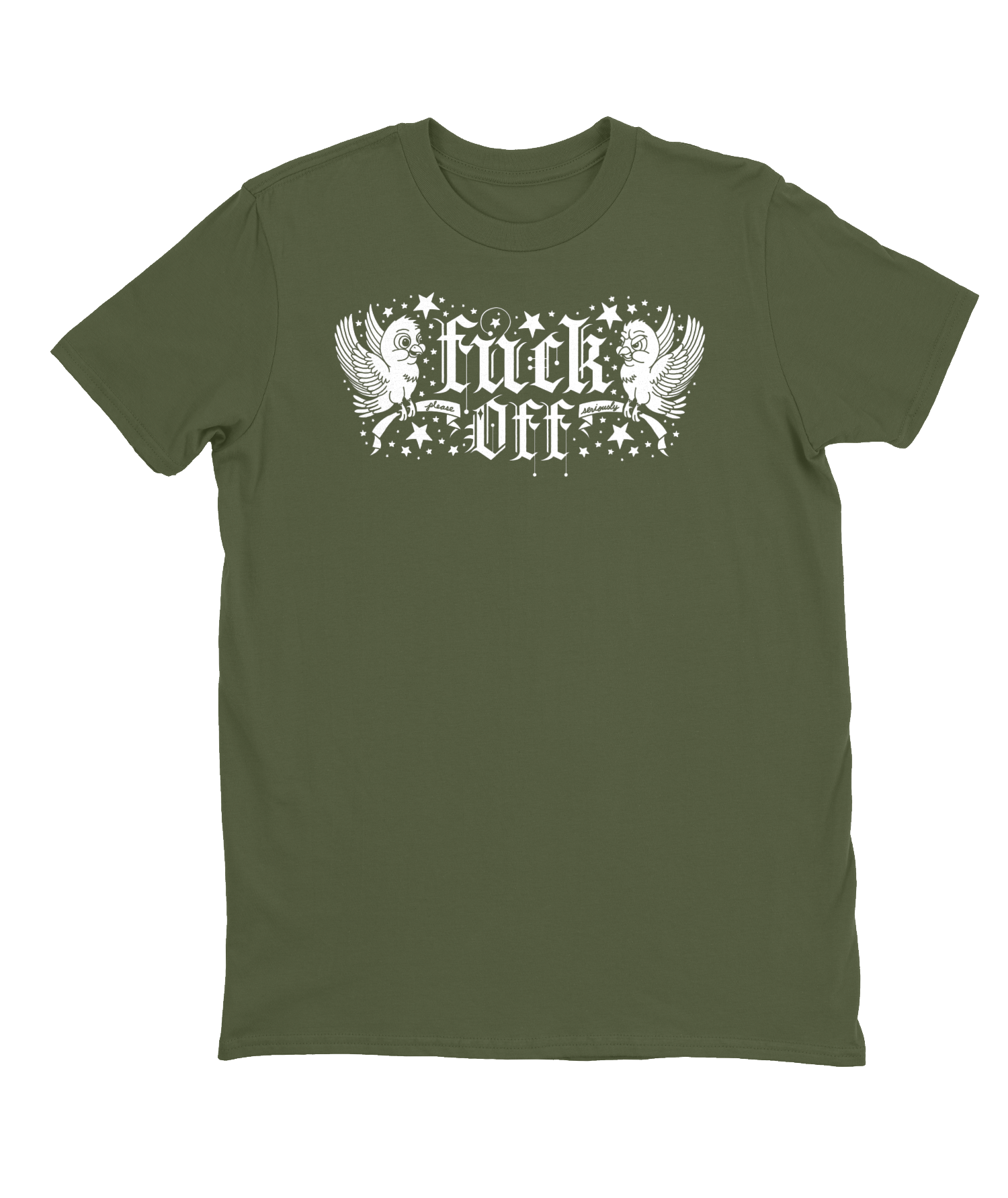 Fuck Off T-shirt Mens Fitted Tee