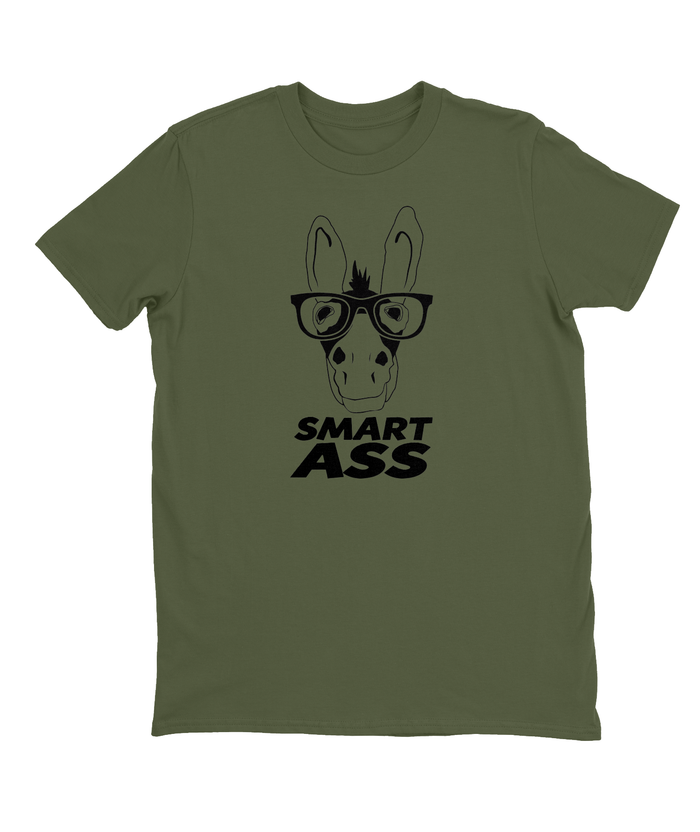 Smart Ass T-shirt Mens Fitted Tee