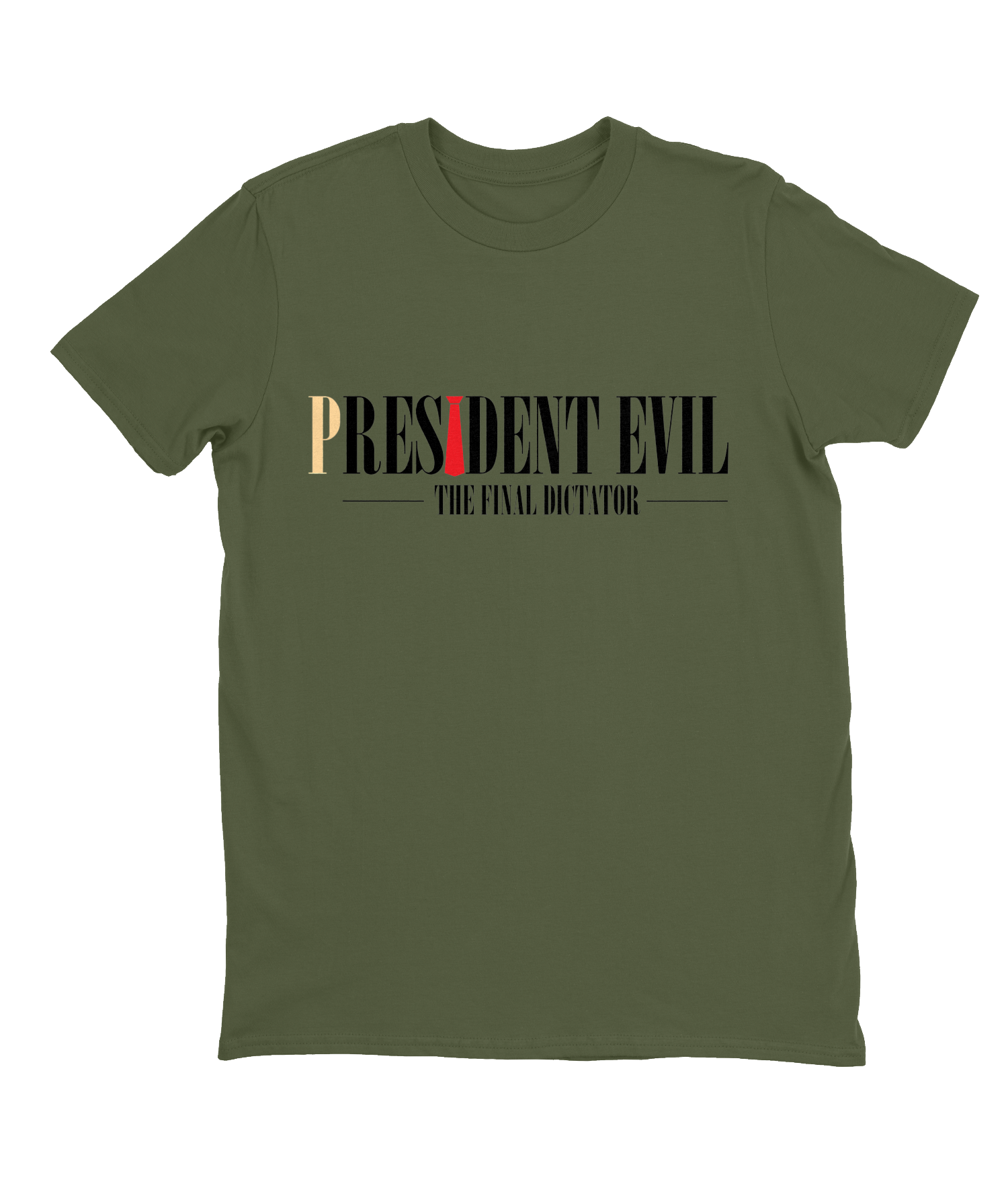President Evil T-shirt Mens Fitted Tee