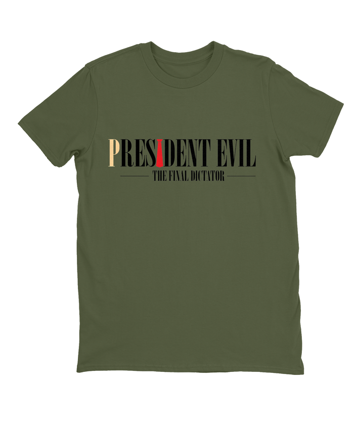 President Evil T-shirt Mens Fitted Tee