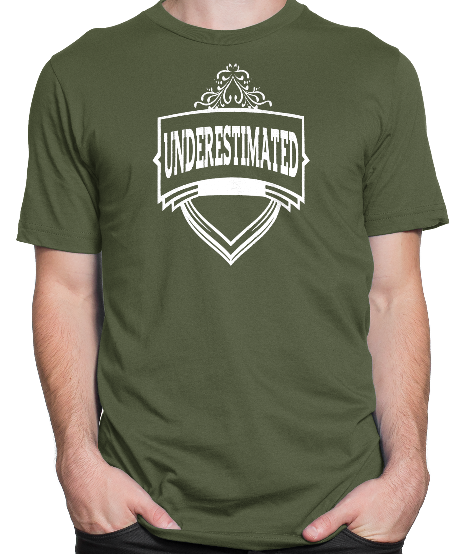 Underestimated T-shirt Mens Fitted Tee