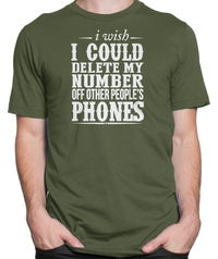 Other People's Phones T-shirt Mens Fitted Tee