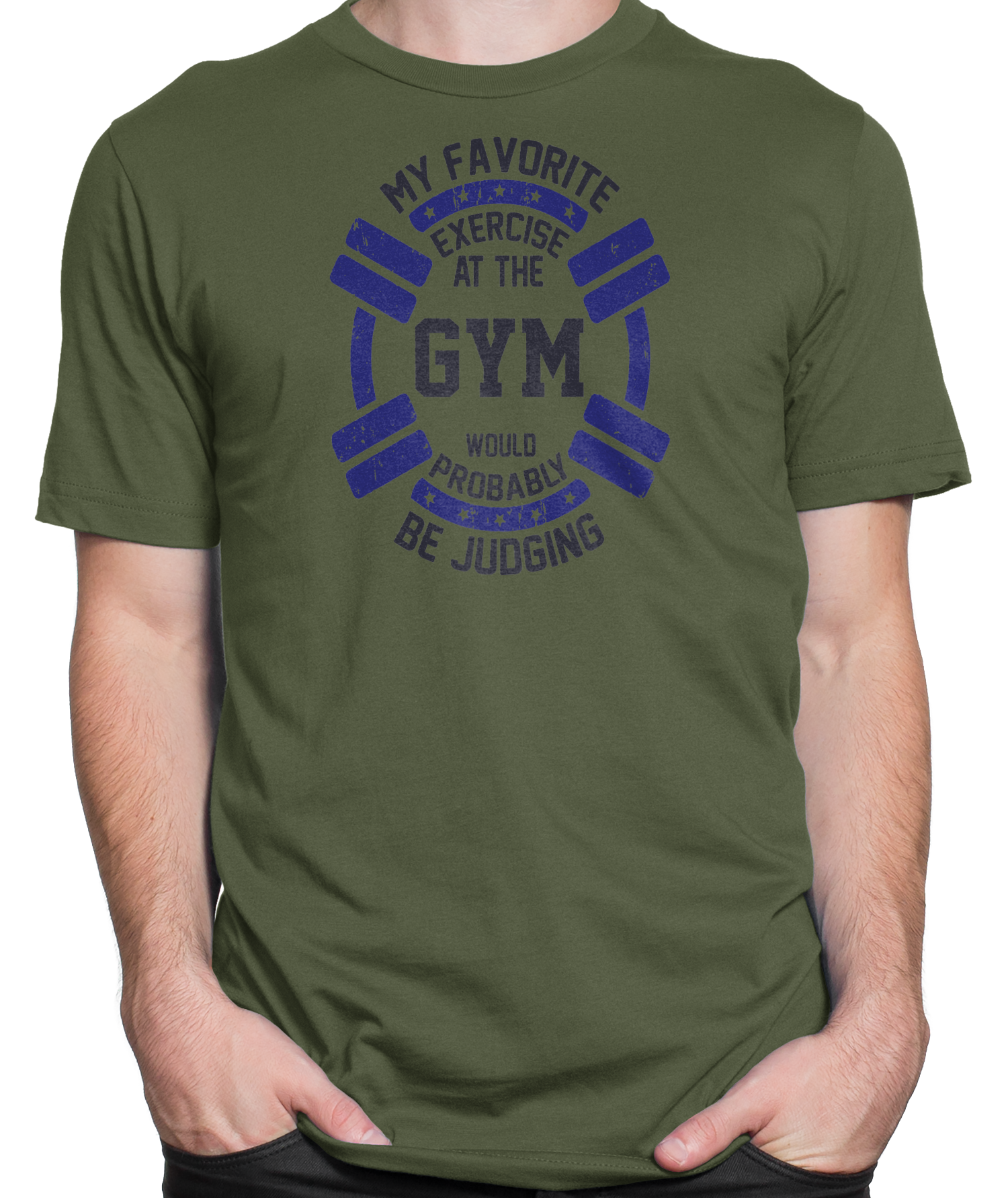 My Favorite Exercise T-shirt Mens Fitted Tee
