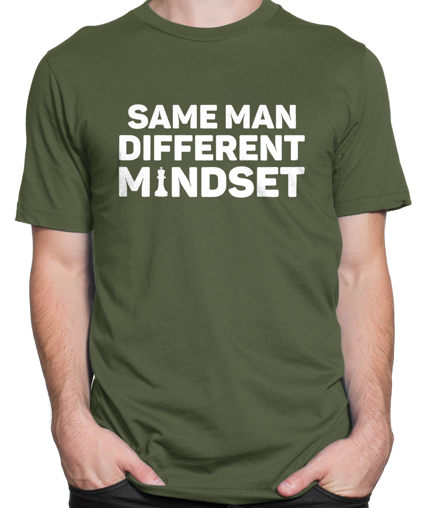 Same Man, Different Mindset T-shirt Mens Fitted Tee