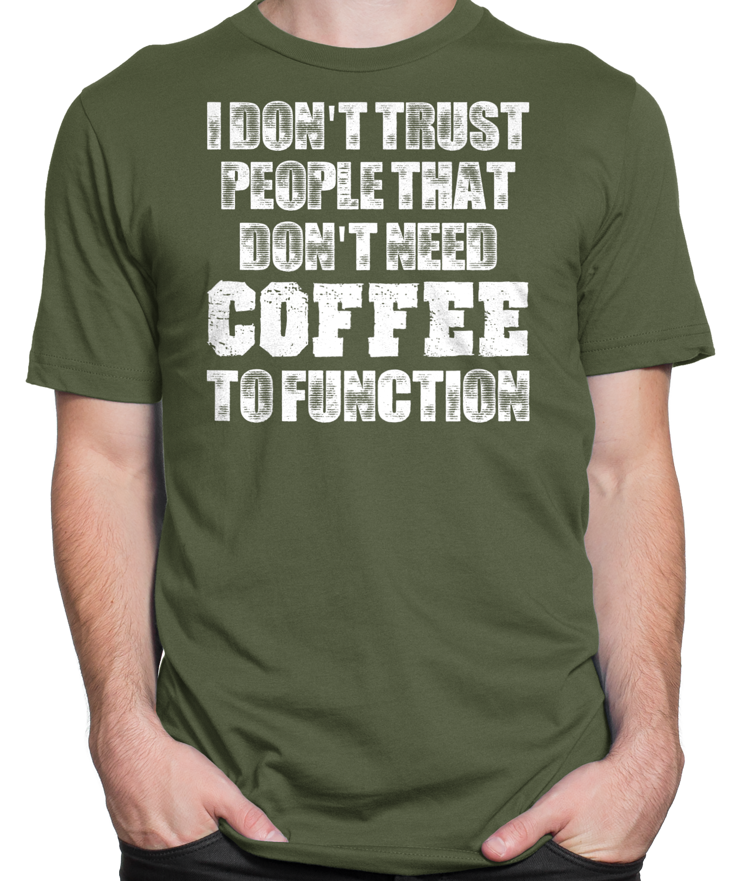 Coffee Trust T-shirt Mens Fitted Tee