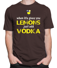 Just Add Vodka T-shirt Mens Fitted Tee
