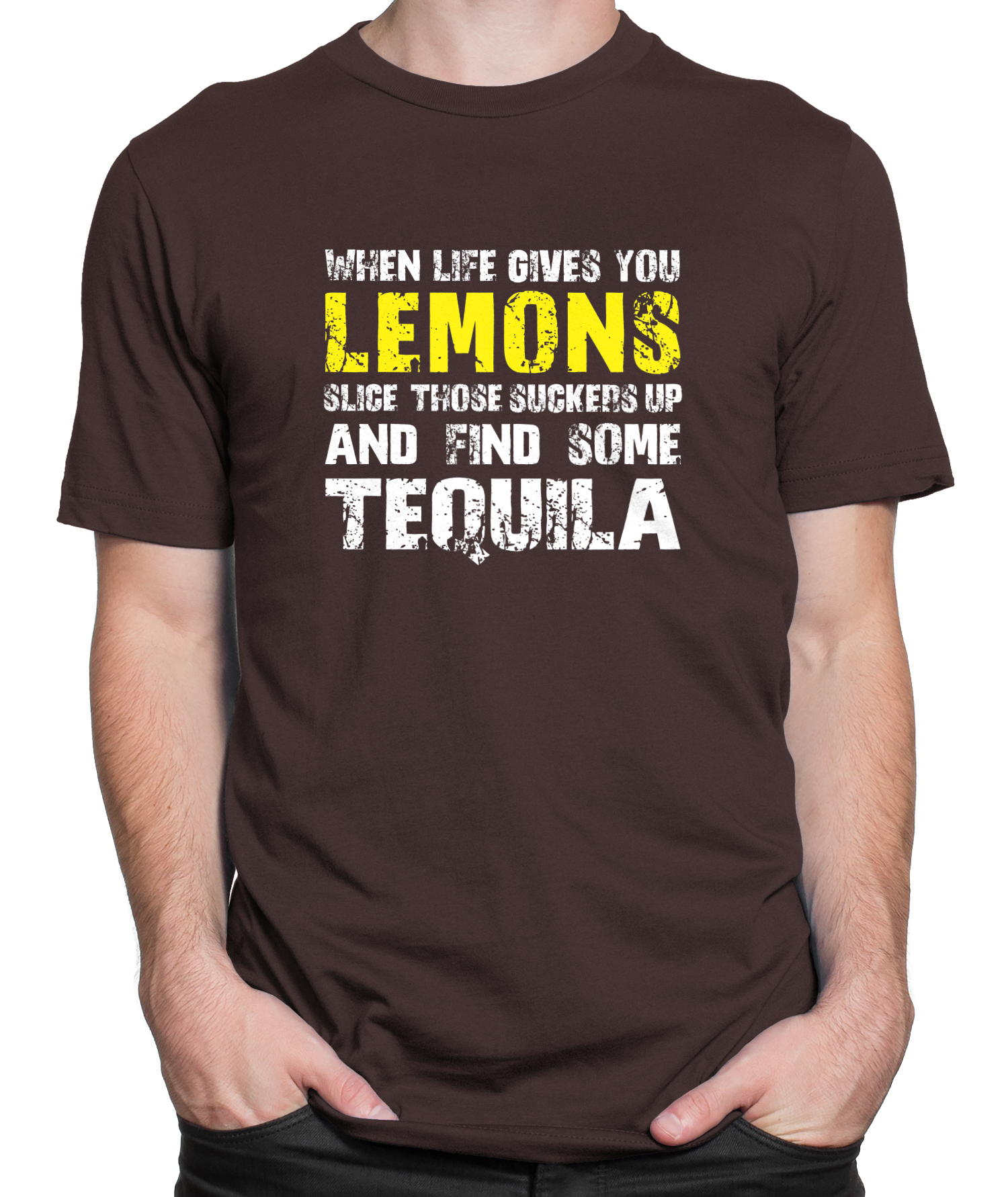 Find Some Tequila T-shirt Mens Fitted Tee