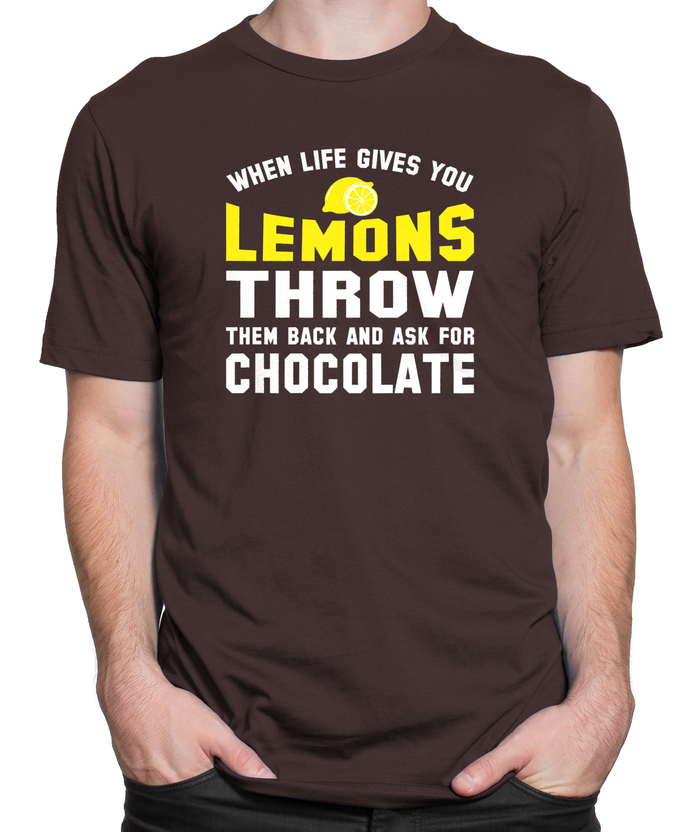 Ask For Chocolate T-shirt Mens Fitted Tee