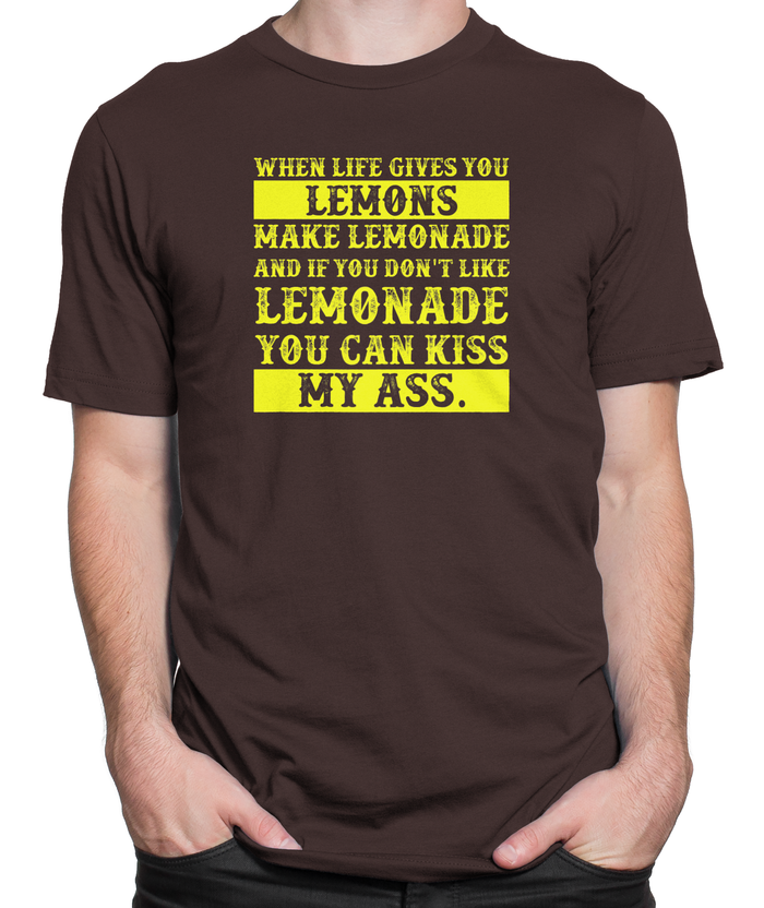 If You Don't Like Lemonade T-shirt Mens Fitted Tee