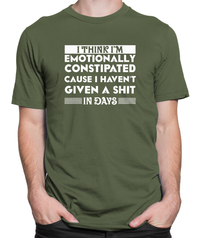 Emotionally Constipated T-shirt Mens Fitted Tee