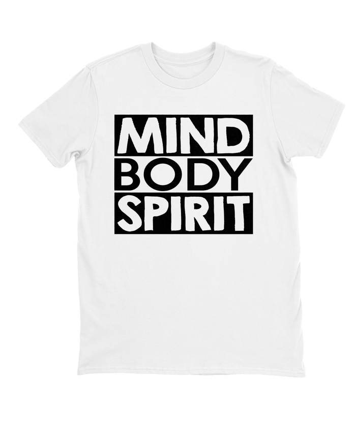 Mind Body Spirit T-shirt Mens Fitted Tee