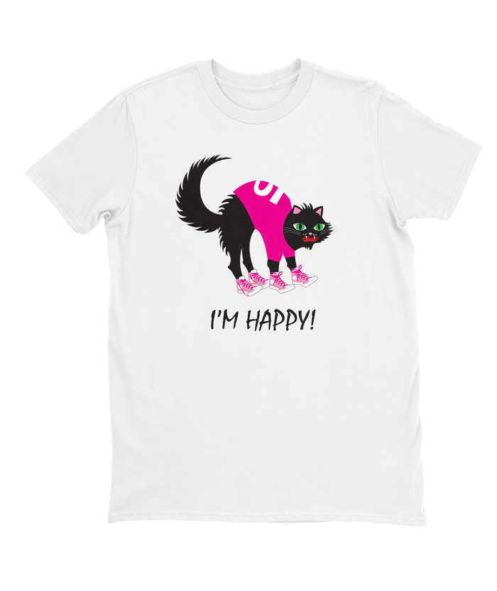 I'm Happy T-shirt Mens Fitted Tee