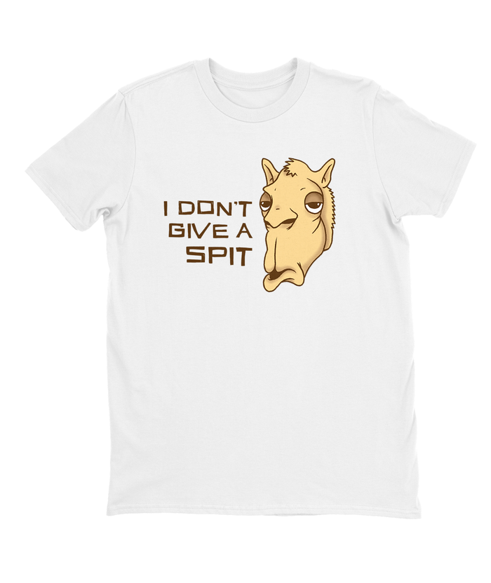I Don't Give A Spit T-shirt Mens Fitted Tee