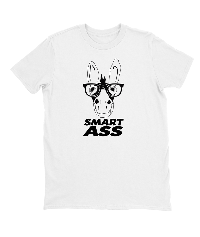 Smart Ass T-shirt Mens Fitted Tee