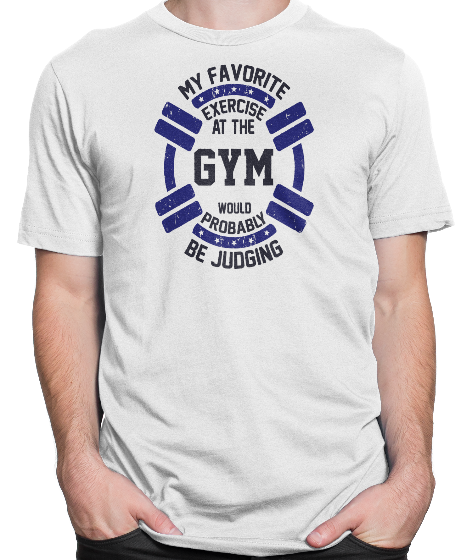 My Favorite Exercise T-shirt Mens Fitted Tee