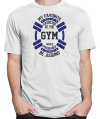My Favorite Exercise T-shirt Mens Fitted Tee