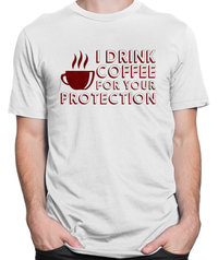 Coffee Protection T-shirt Mens Fitted Tee