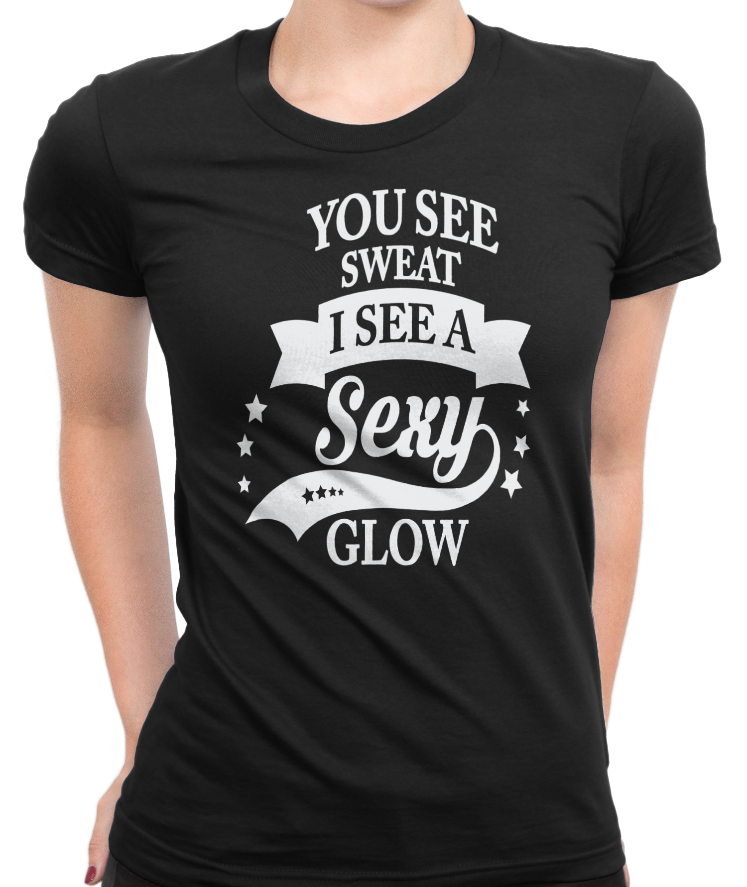 Sexy Glow T-Shirt Womens Fitted Tee