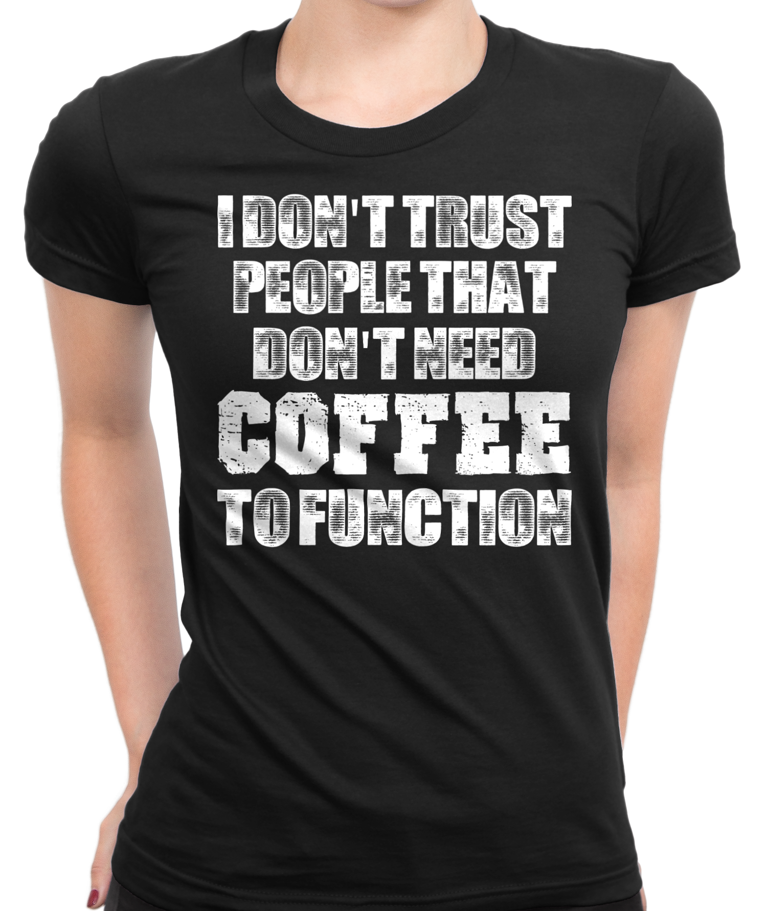 Coffee Trust T-Shirt Womens Fitted Tee