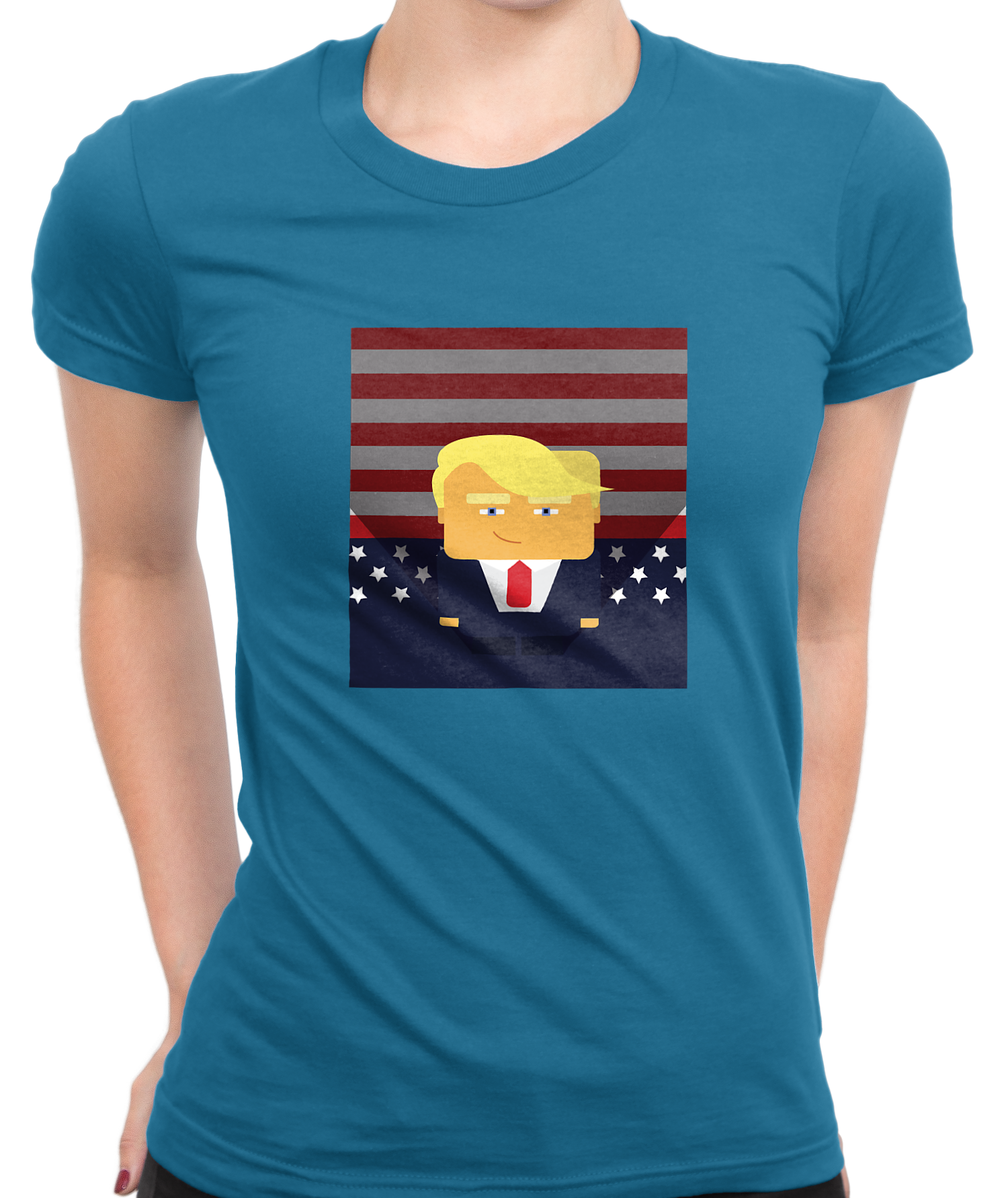 Trump T-Shirt Womens Fitted Tee