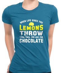 Ask For Chocolate T-Shirt Womens Fitted Tee