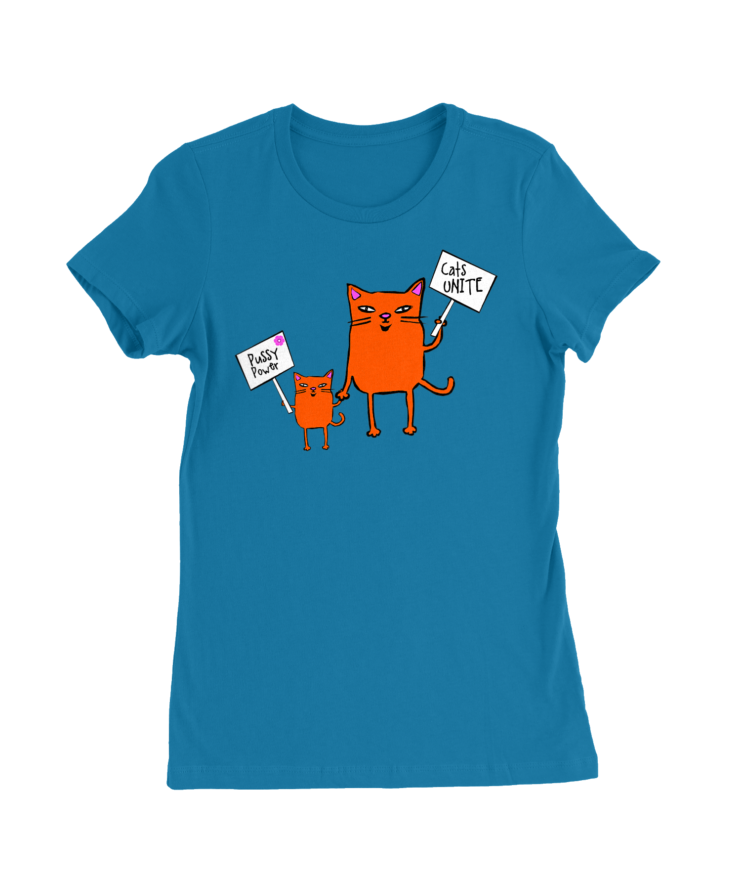 Pussy Power T-Shirt Womens Fitted Tee