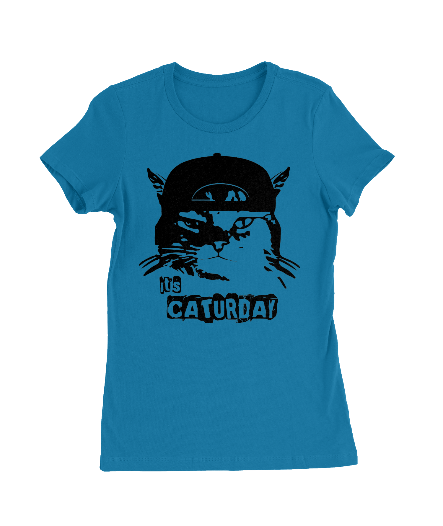 It's Caturday T-Shirt Womens Fitted Tee