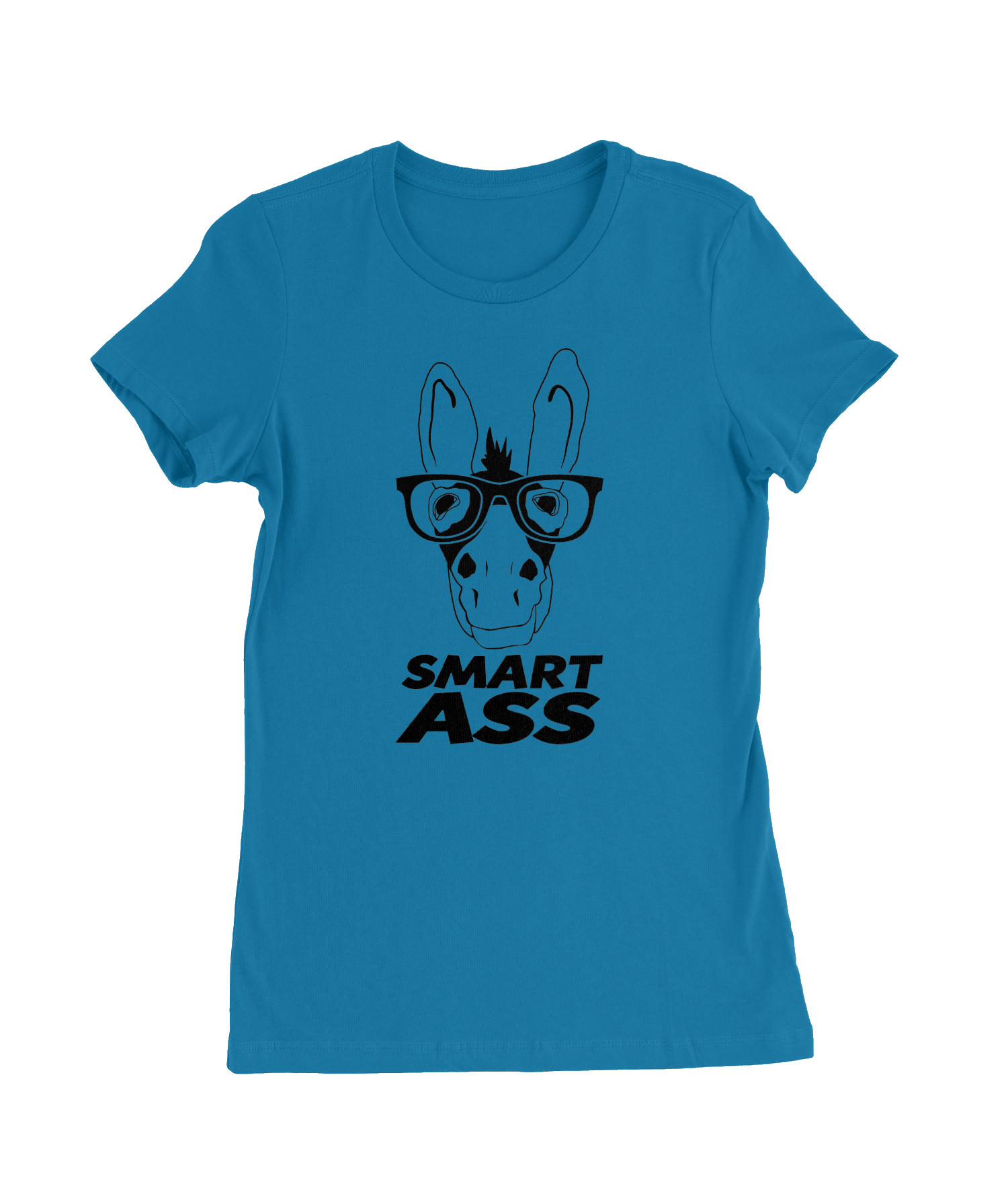Smart Ass T-Shirt Womens Fitted Tee