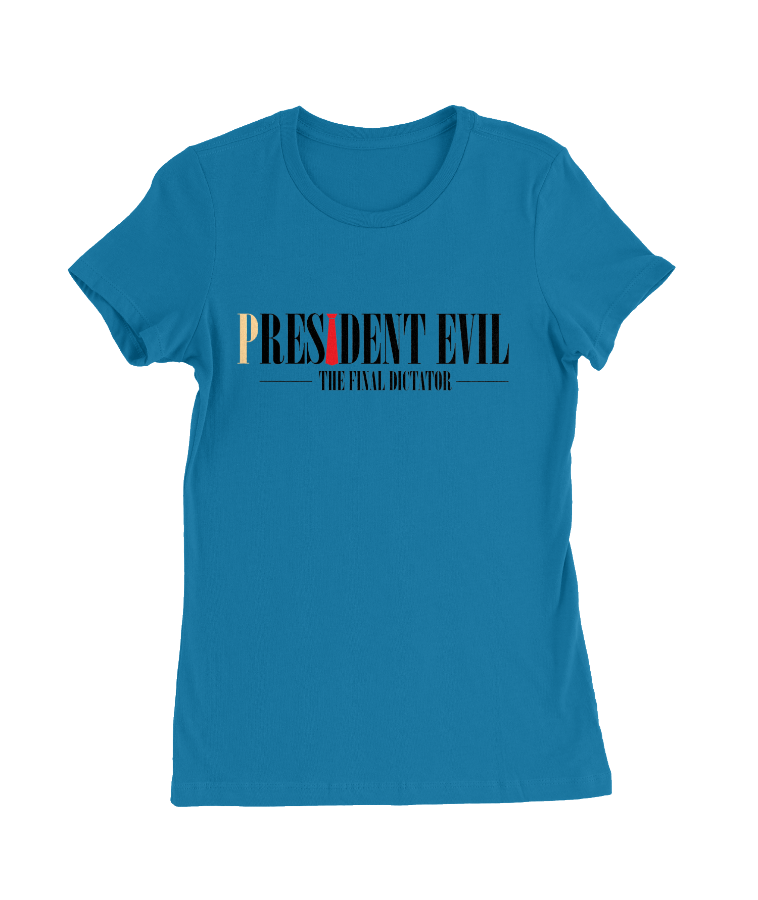President Evil T-Shirt Womens Fitted Tee