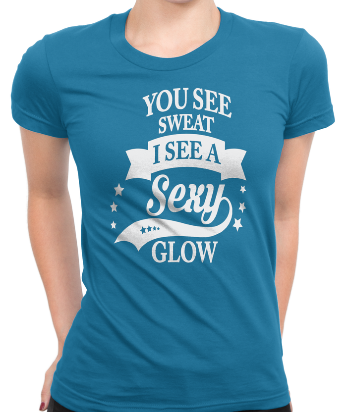 Sexy Glow T-Shirt Womens Fitted Tee