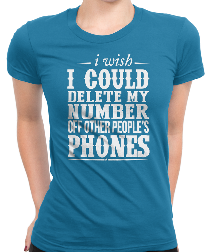 Other People's Phones T-Shirt Womens Fitted Tee