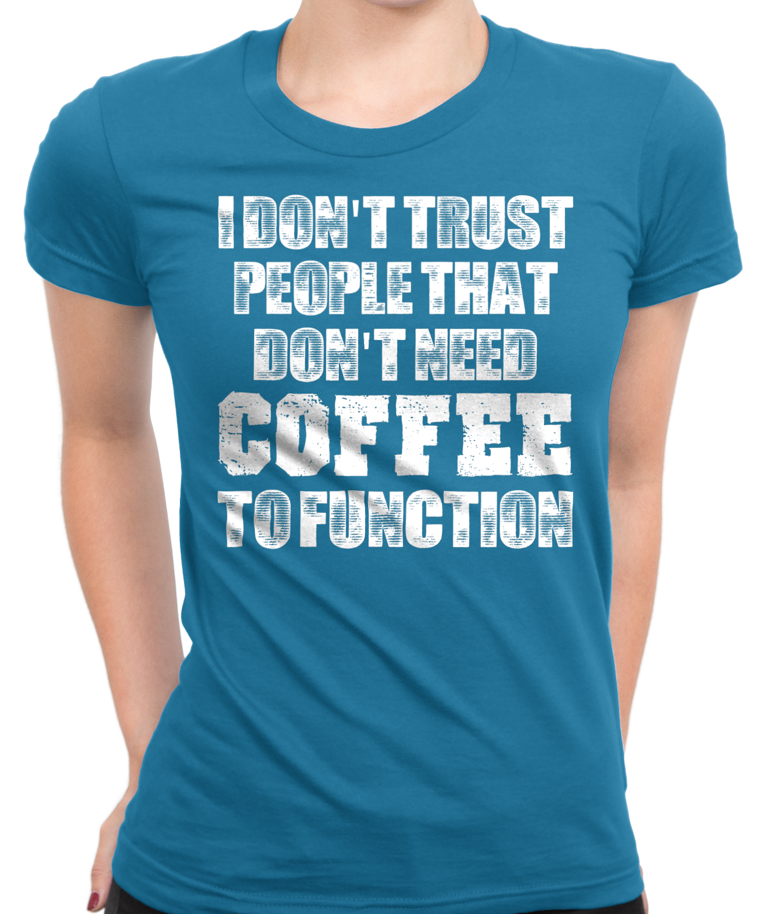 Coffee Trust T-Shirt Womens Fitted Tee