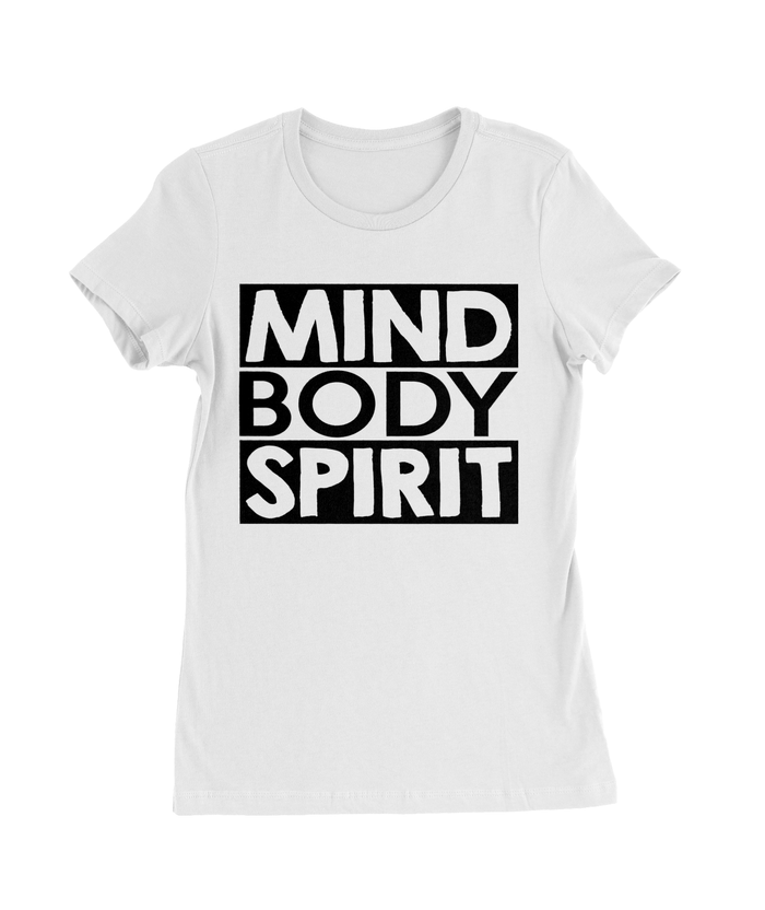 Mind Body Spirit T-Shirt Womens Fitted Tee