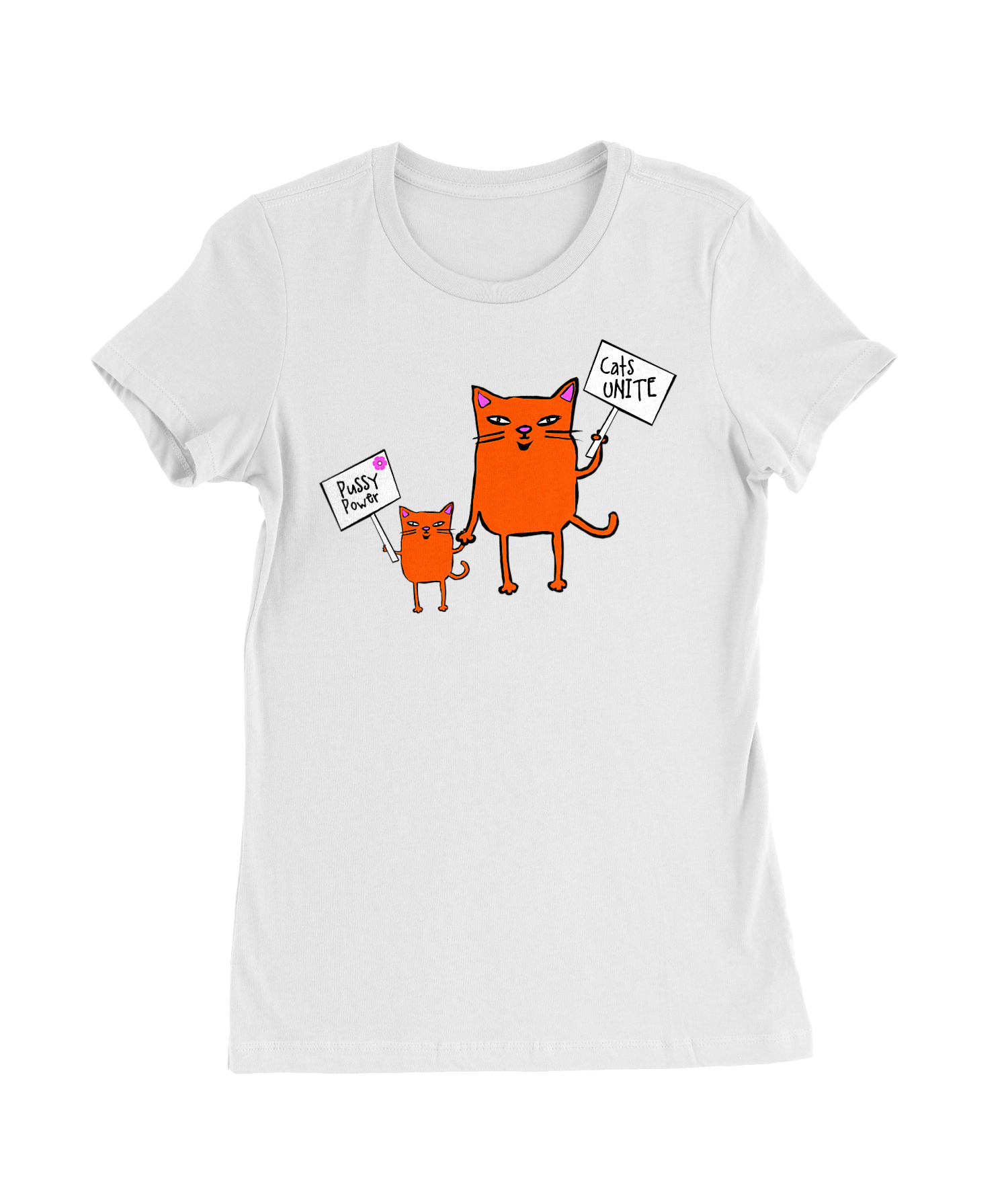 Pussy Power T-Shirt Womens Fitted Tee