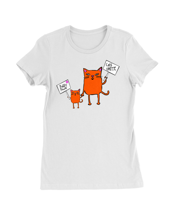 Pussy Power T-Shirt Womens Fitted Tee