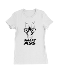 Smart Ass T-Shirt Womens Fitted Tee