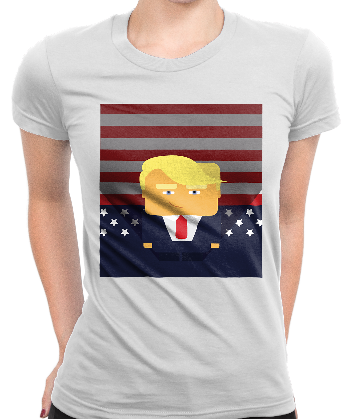 Trump T-Shirt Womens Fitted Tee