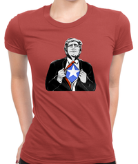 Super Trump T-Shirt Womens Fitted Tee