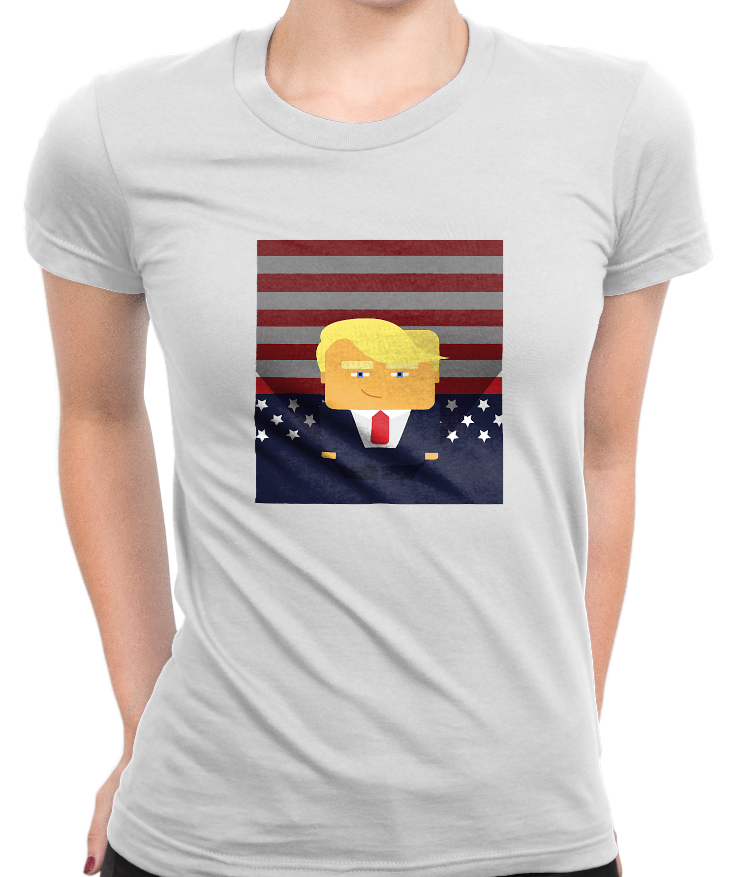Trump T-Shirt Womens Fitted Tee